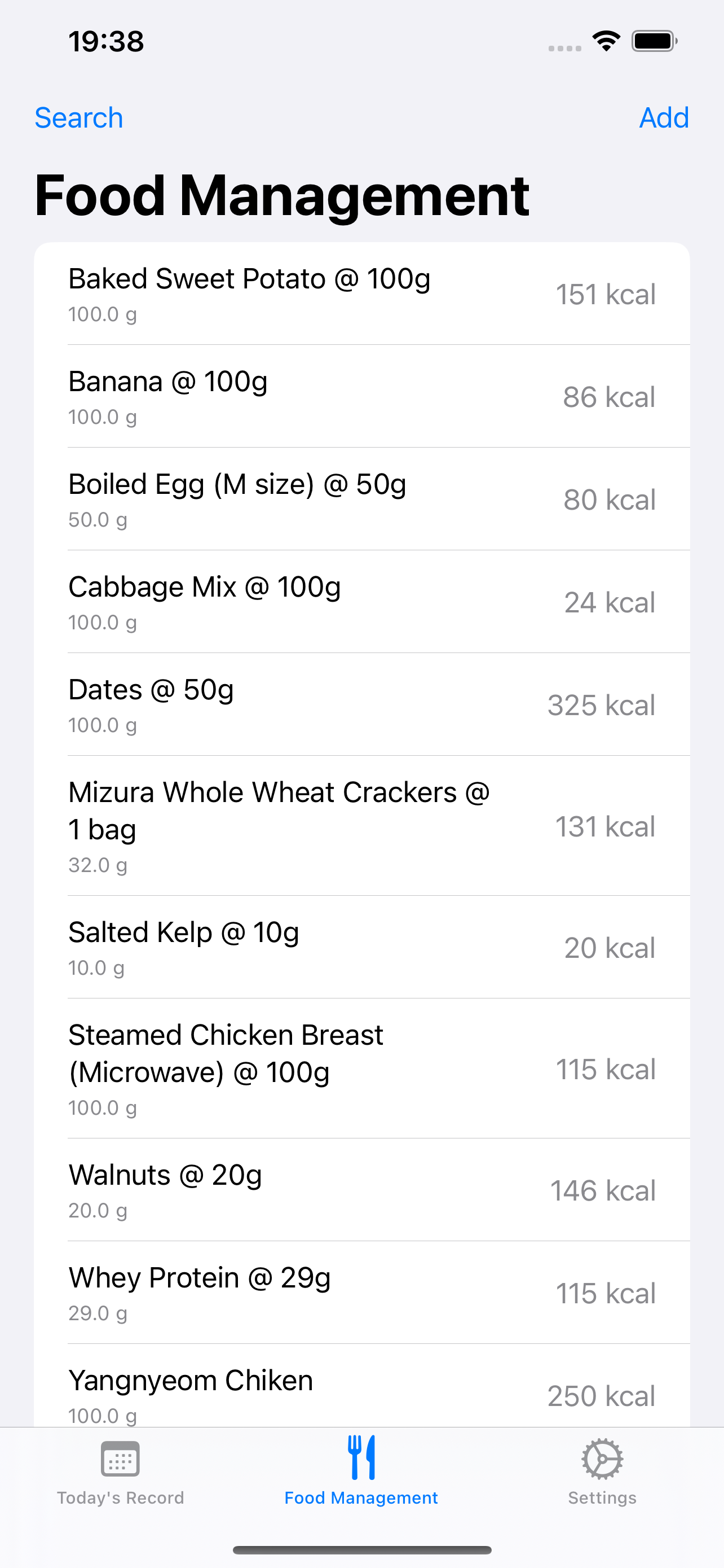 Food Management